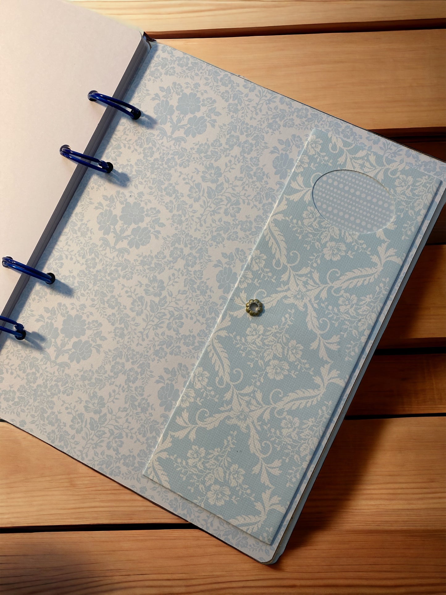 Serene Petals Blue & White Brilliance Journal