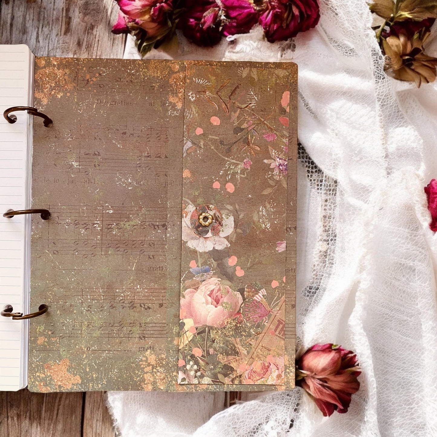 Heirloom Floral Lined Notebook