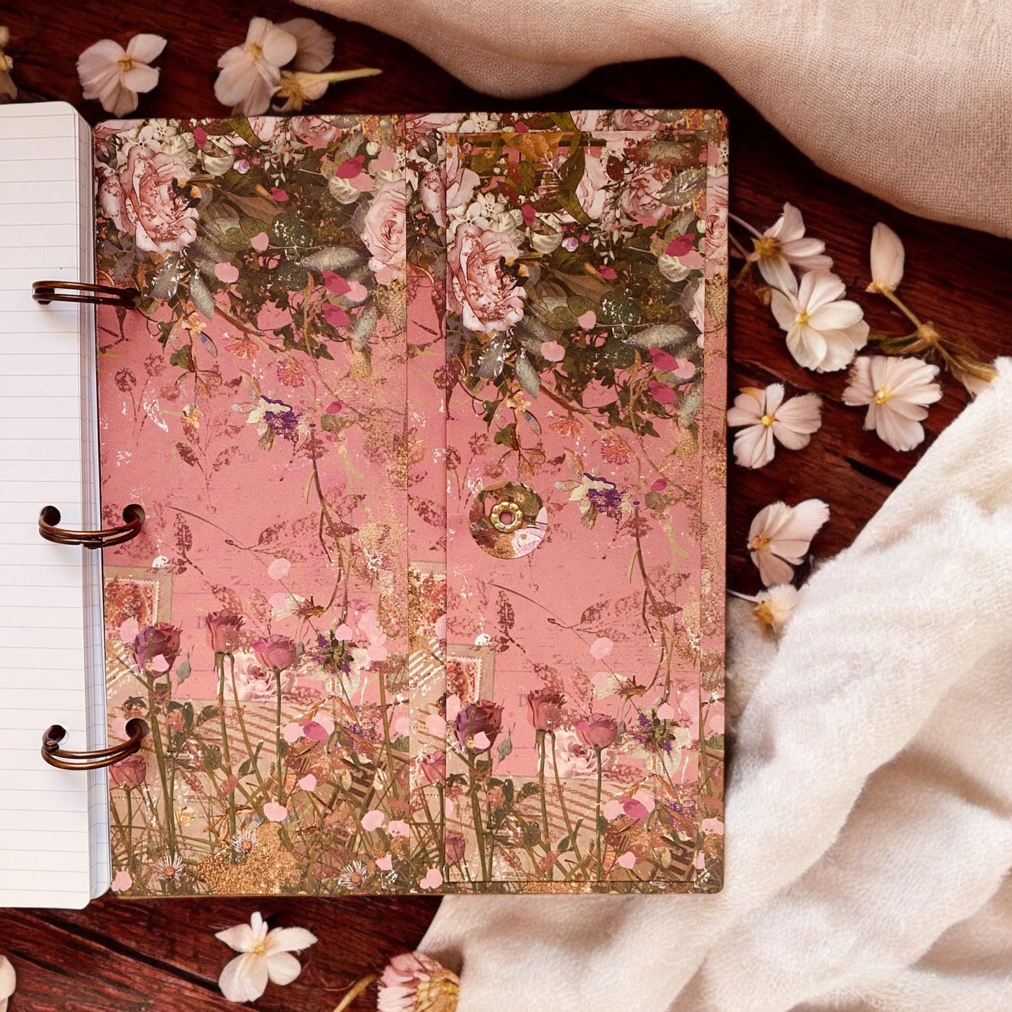 Heirloom Floral Lined Notebook